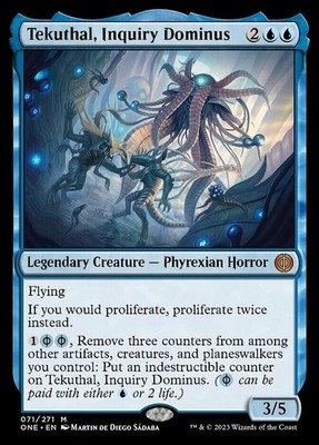 1x Tekuthal, Inquiry Dominus - Foil Light Play MTG Magic - Kid Icarus -