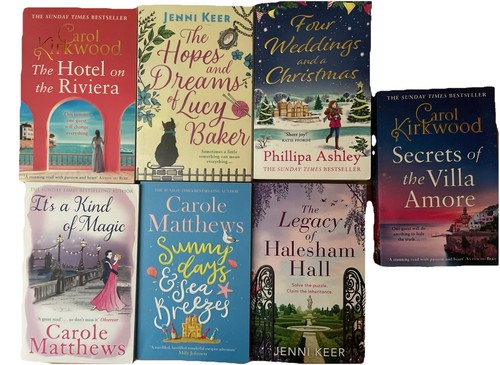 Chick Lit Women’s Books Bundle Romantic Fiction x 7