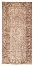 Vintage Hand-Knotted Area Rug 5'3" x 10'8" Traditional Oriental Wool Carpet