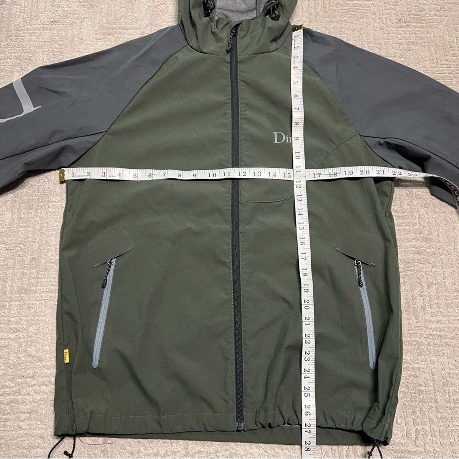 Dime Rain Jacket Shell jacket Full Zip Hooded She… - image 5