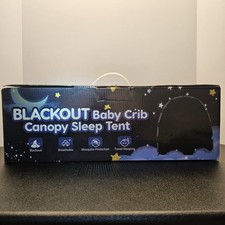 NEW Blackout Baby Crib Canopy Sleep Tent Size 55x37x59 im