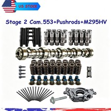 For Chevy LS Truck Cam Set Stage 2 Cam Oil Pump Pushrods Lifters 4.8 5.3 6.0 6.2