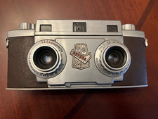 Vintage 1950s Revere Camera Company Stereo 33 35mm Film Camera Wollensak Lenses