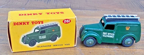 BOXED VINTAGE DINKY TOYS MODEL 261 TELEPHONE SERVICE VAN