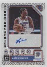 2023-24 Panini Donruss Optic Signature Series Aaron Wiggins #SS-WIG Auto 04dh
