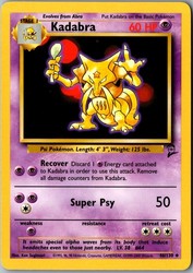 Kadabra 46/130 Base Set 2