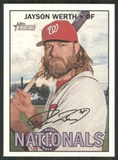 2016 Topps Heritage #518 Jayson Werth Washington Nationals 48707