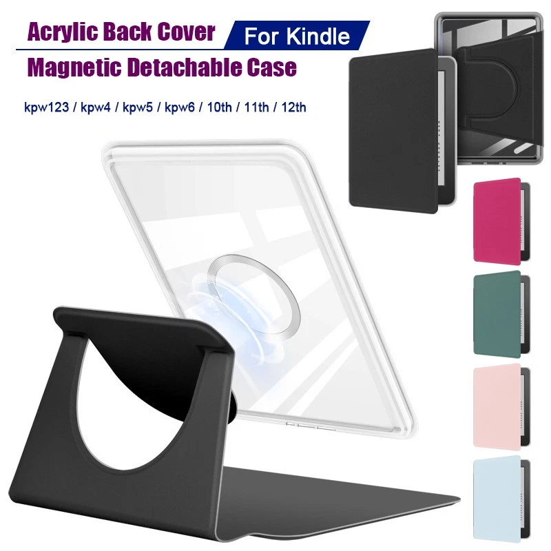 Magnetic Detachable Bracket Smart Case For Kindle 12th 11th Paperwhite 6/5/4 - Image 2 of 4