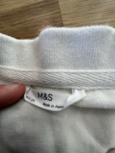 M&S boys pure cotton half zip patterned smart shirt - Picture 5 of 6