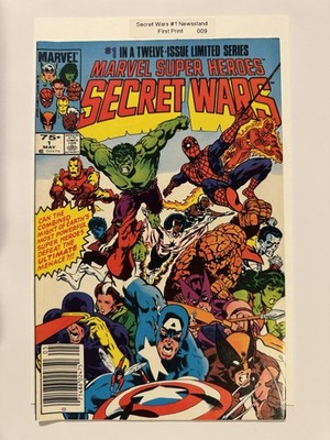 Marvel Super Heroes Secret Wars #1 Newsstand First Print