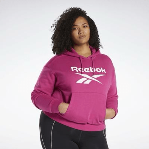Reebok Übergröße Identity Logo Fleece Hoodie - Semi Proud Pink Größe 3X - Bild 1 von 3
