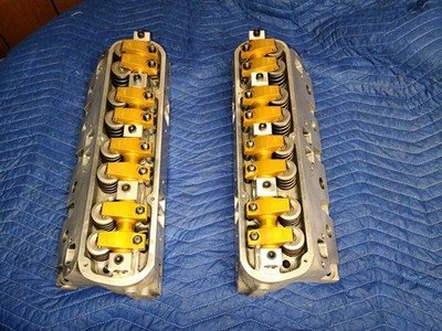 Small Block Mopar LA 318 340 360 Brodix B1 BA Aluminum Heads W/ Crane Rockers