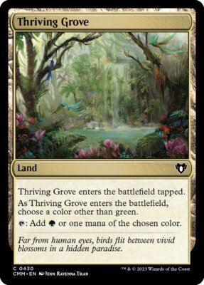 マジック：ザ・ギャザリング Thriving ? MTG Magic the Gathering Thriving Grove (430/1173) Commander