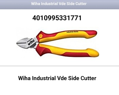 WIHA W33177 160mm VDE 1000V SIDE CUTTING PLIERS- DYNAMIC JOINT