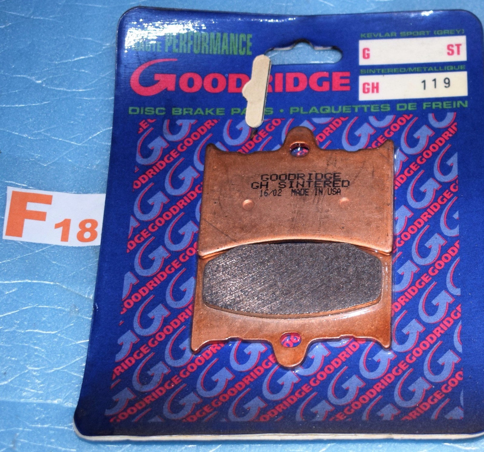 Plaquettes Goodridge pour résoudre le manque de mordant Aprilia RS