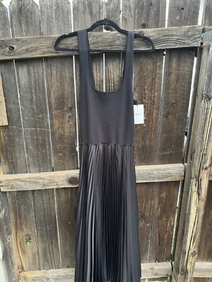 Theory Pleated Black Dress | eBay