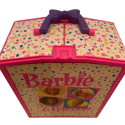 Rare Vintage 90s Barbie & Friends Storage Wardrobe Carrying Case