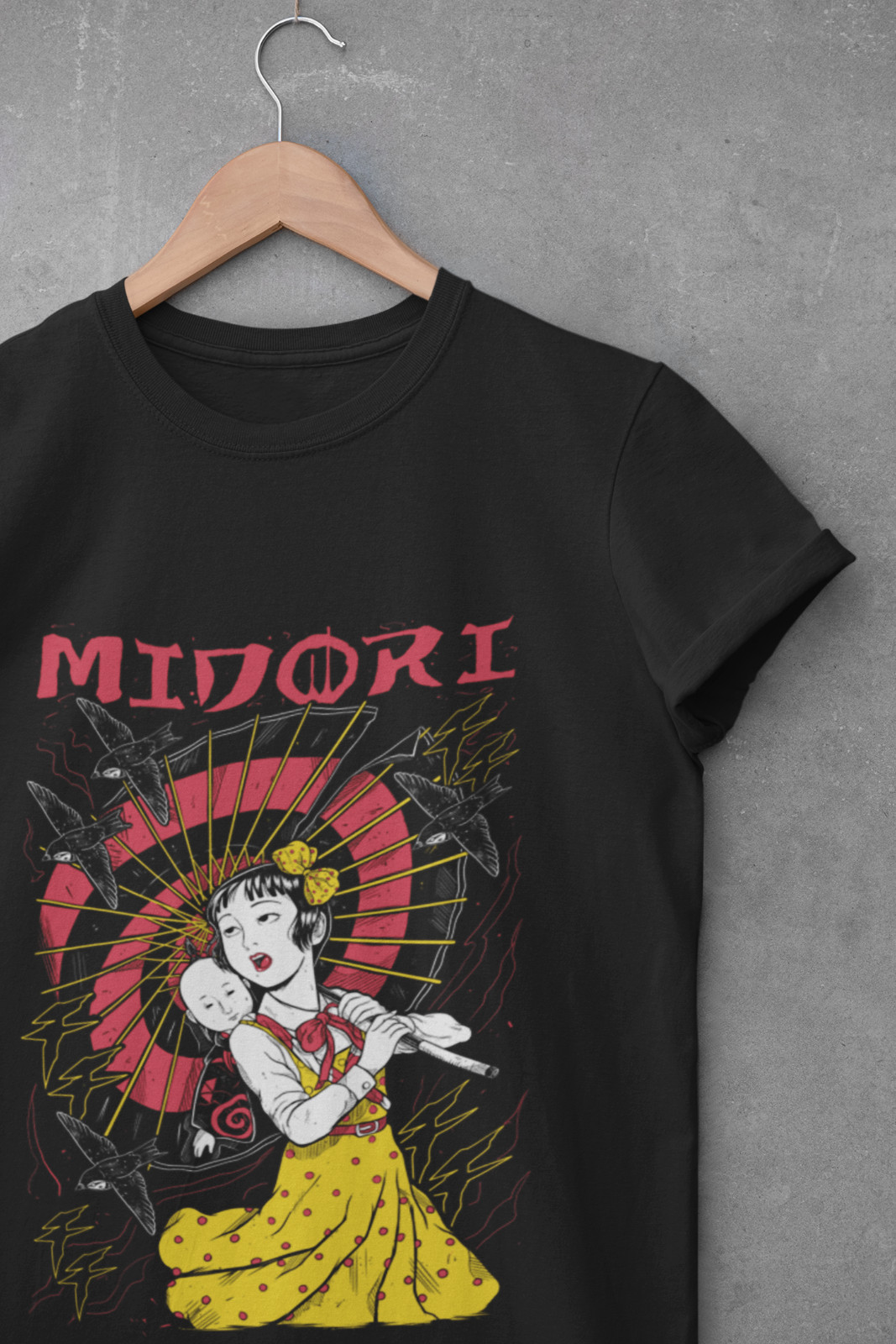 Midori The Camellia Giel T-shirt Shojo Tsubaki Suehiro Maruo Anime Tee All Size