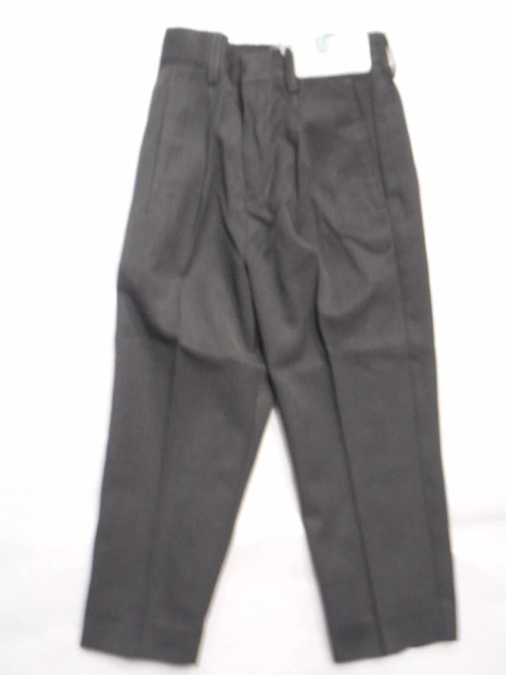 BOYS ERIC COLE NAVY & GRAY PLEATED PANTS SIZES 4T-18 HUSKY/34 HUSKY WAIST - Image 2 of 4