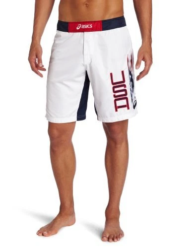 Corto da rasoio Asics USA da uomo bianco navy 30