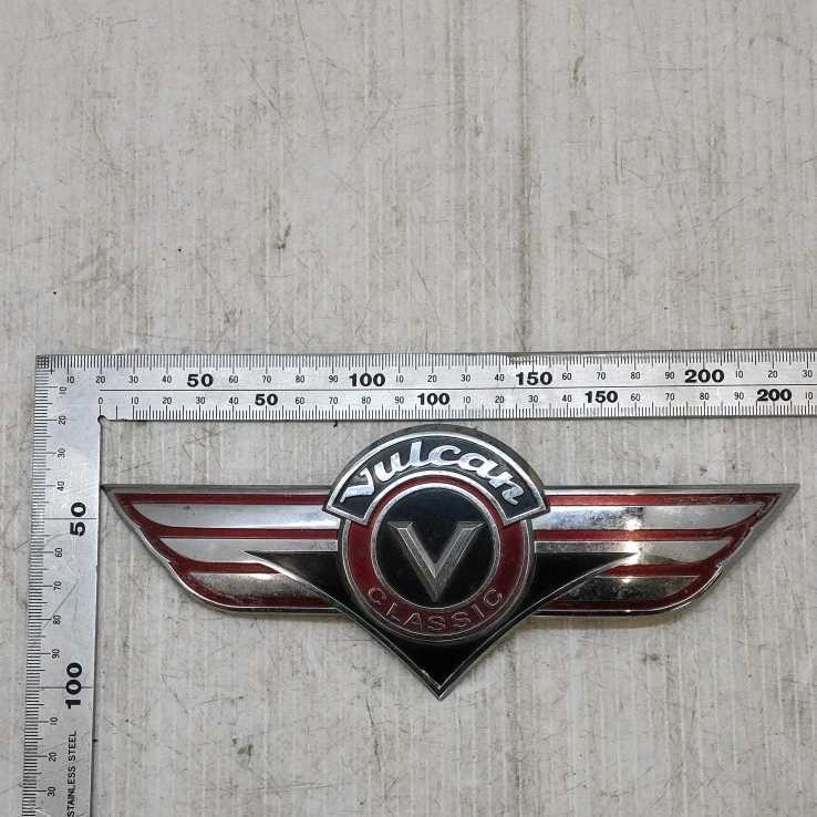 JDM 0403 7 Kawasaki Vulcan Tank Emblem 1 pcs Old Car Retro