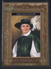 2023-24 Upper Deck Series 1 Hockey UD Portraits Jake Oettinger #P-9 Dallas Stars