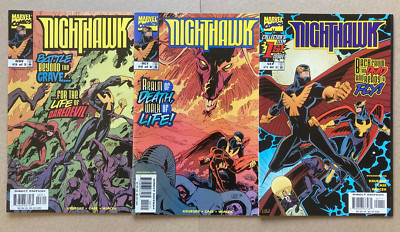 Nighthawk 1-3 (1998), VF/NM to NM- Marvel comic.