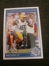 Mekhi Wingo RC 2024 Score Football #372 Base Detroit Lions