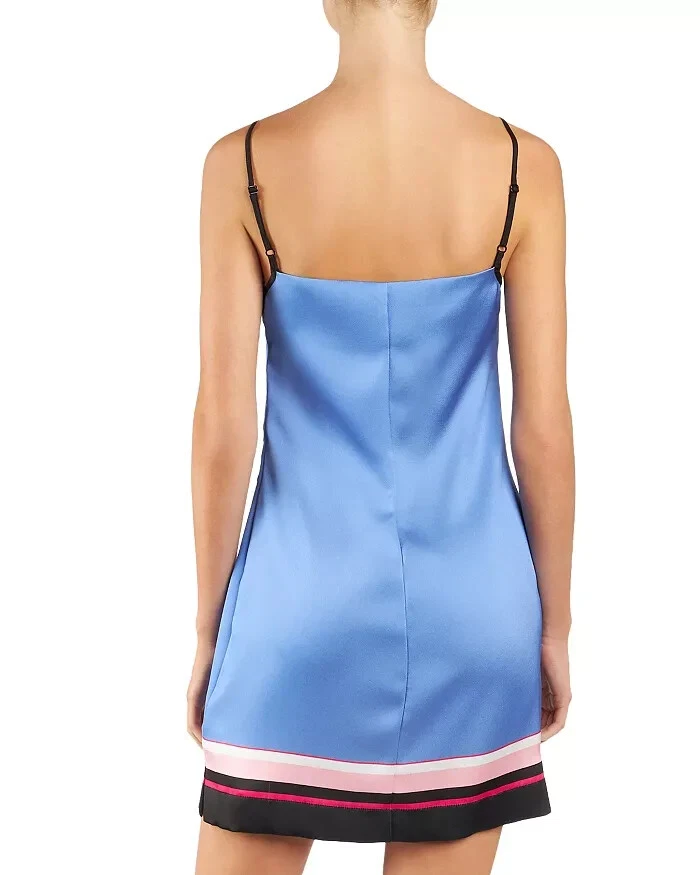 Abito slip Versace jeans couture L64908 donna multi envers pannello raso taglia 0