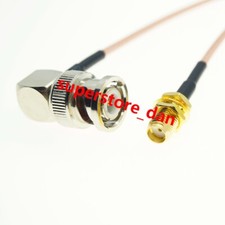 BNC Male Right Angle to SMA Female Connector RF Coax Cable RG316 Pigtail FPV