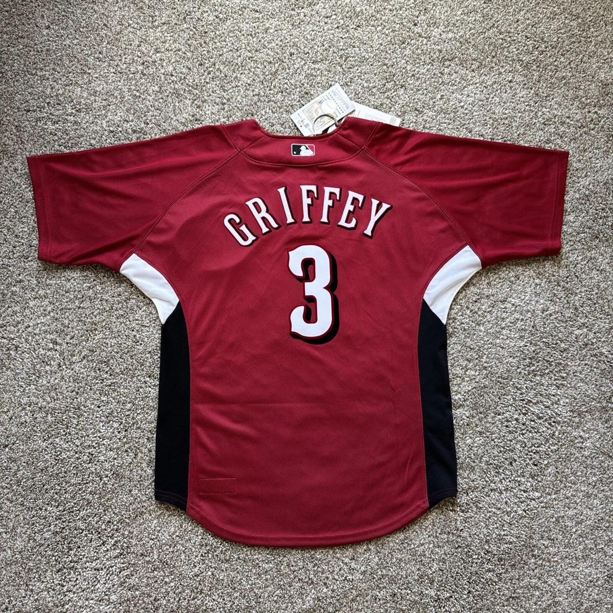 応援グッズ Cincinnati Reds Ken Griffey Jr jersey BL Cincinnati Reds Ken Griffey Jr MLB Jerseys for sale | eBay
