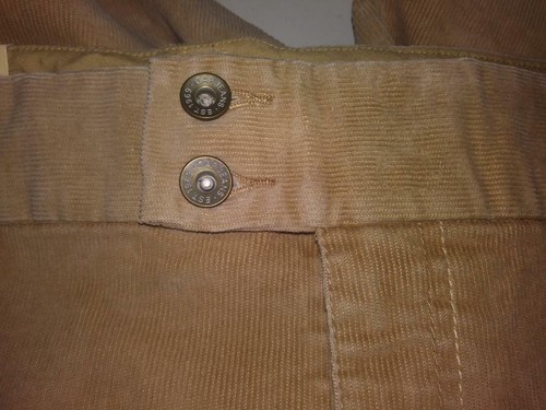 NWT Women's Gap Stretch Long & Lean Low Rise Flared Corduroy Tan Pants Sz 20 xH - Picture 5 of 6