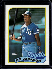Bo Jackson 1989 Topps #540 Kansas City Royals Baseball Card