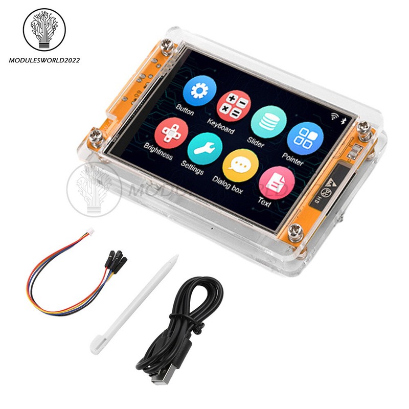 ESP32 WIFI Bluetooth Development Board 2.8" LCD TFT Touch Screen Module + Case