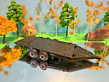 Ertl, Flat Bed, Tilting Heavy Duty Equipment Trailer, Tandem Axle, Working Ramp