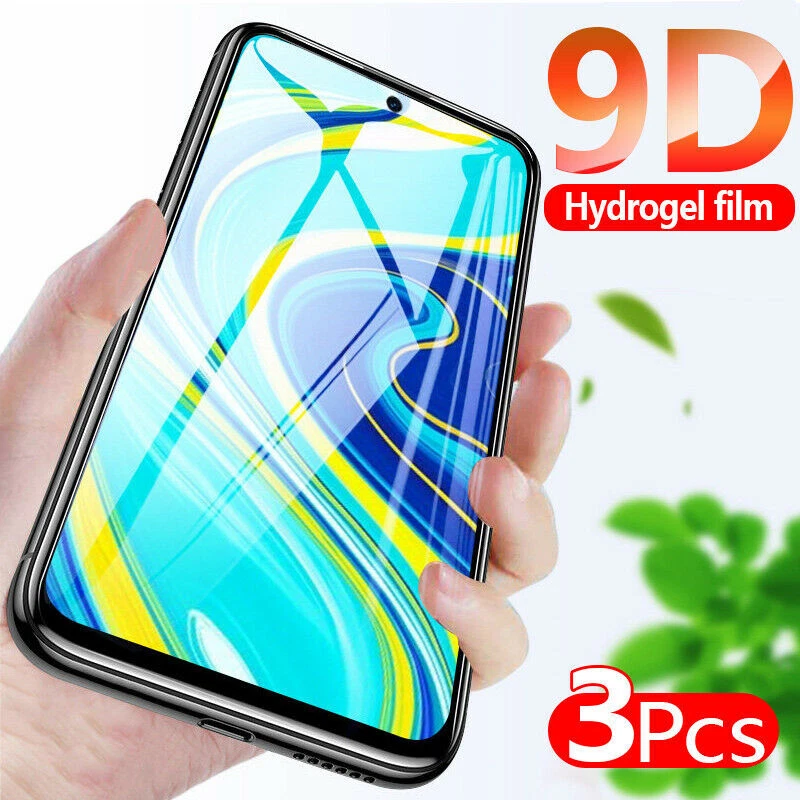 Protector de pantalla de hidrogel suave para Xiaomi 13T 12T 11T Redmi Note 10 9 Pro Foto 2 de 4