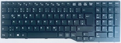 POS-ESHOPS QWERTZ Deutsche Tastatur für Fujitsu Lifebook E753 E754 E756 Serie ohne Backlit