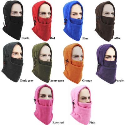 For Cold Weather Neck Gaiter Balaclava Face Mask Windproof Warm Fleece Cover US