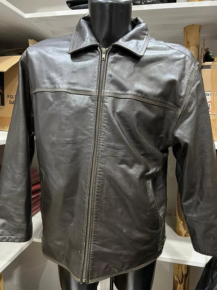 MODA ESPRESSO Leather Jacket Used Man Brown Size 52 PGS600PI | eBay