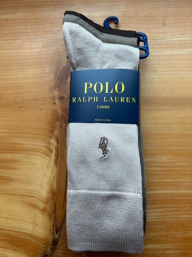 ¡Nuevo! Calcetines de vestir Polo Ralph Lauren 3 pares para hombre 6-12,5 - Argyle y estilos sólidos!! - Imagen 46 de 70