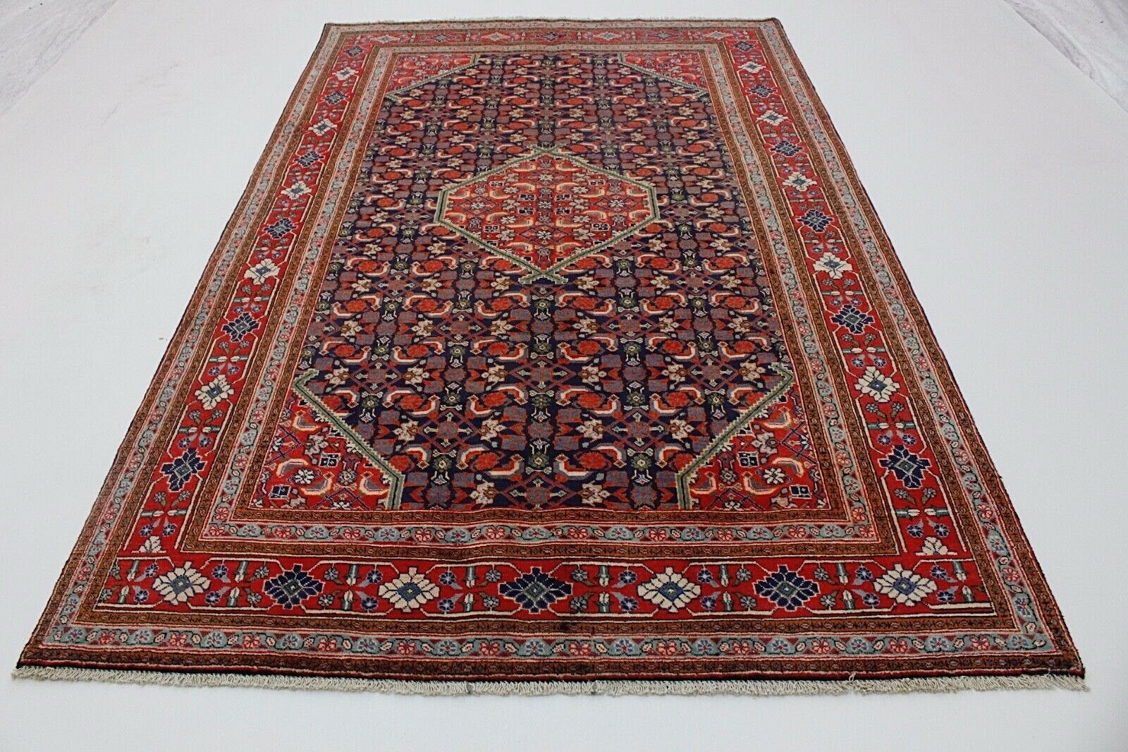Tapis persan Täbriz Ardabil en stock qualité 300x190 noué main KL 4252