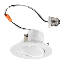 Keystone Aviva - 4 in. Gimbal Downlight - 8W 120V - Color Select - 810 Lumens