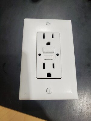 #ad GFCI RECEPTICAL 15W 2pole Lot of 5 $25.00