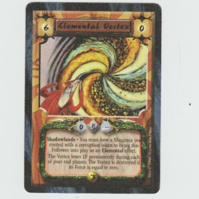 #ad Elemental Vortex L5R Legends of the Five Rings Anvil of Despair 1996 CCG $0.99