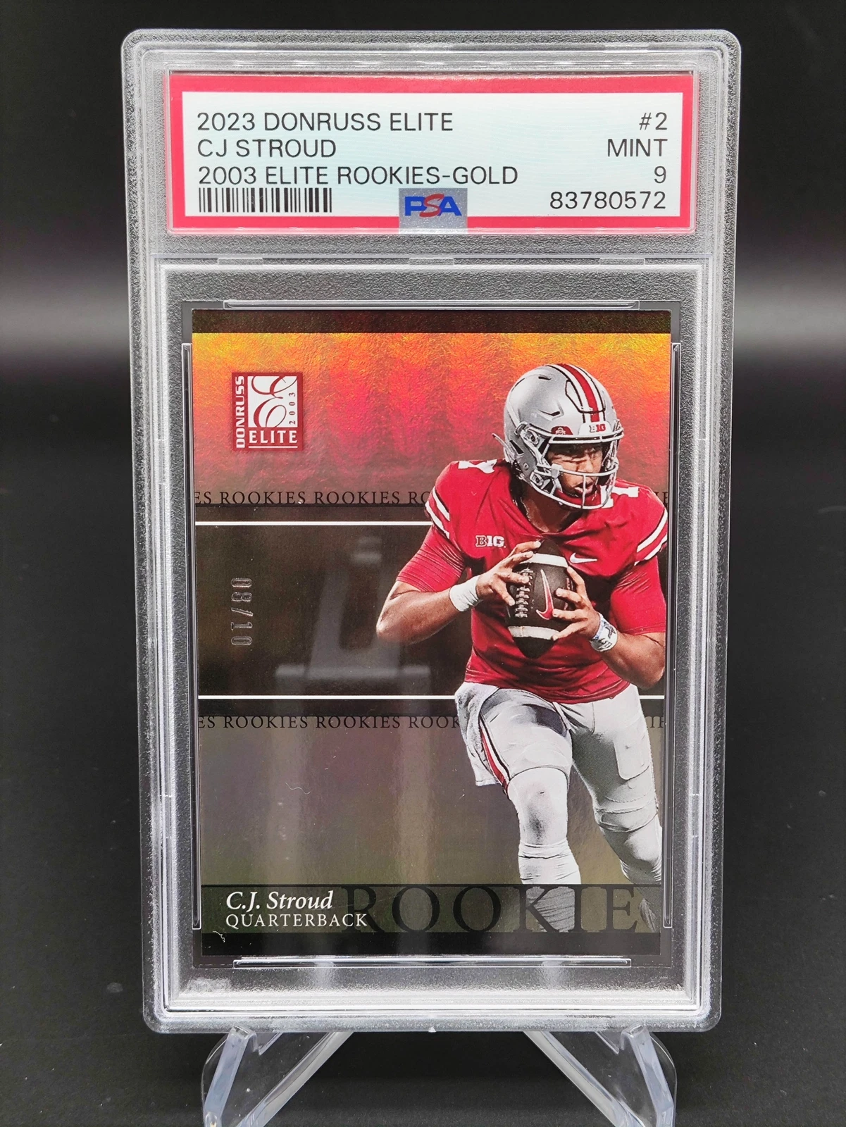 CJ Stroud Panini Donruss Elite 2003 Elite Rookies #2 Gold