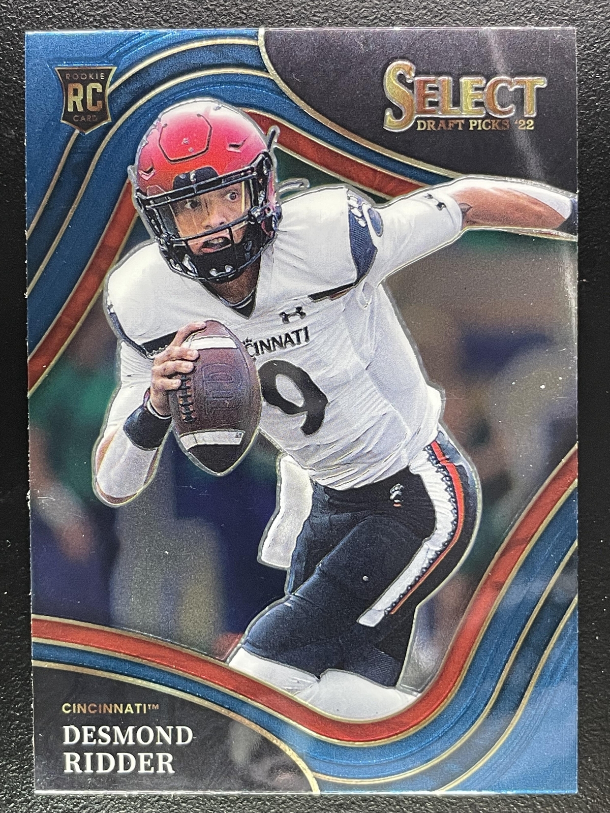 2022 Panini Select Draft Picks #115 Desmond Ridder Blue (Retail Base) RC