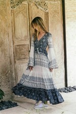 jaase white maxi dress