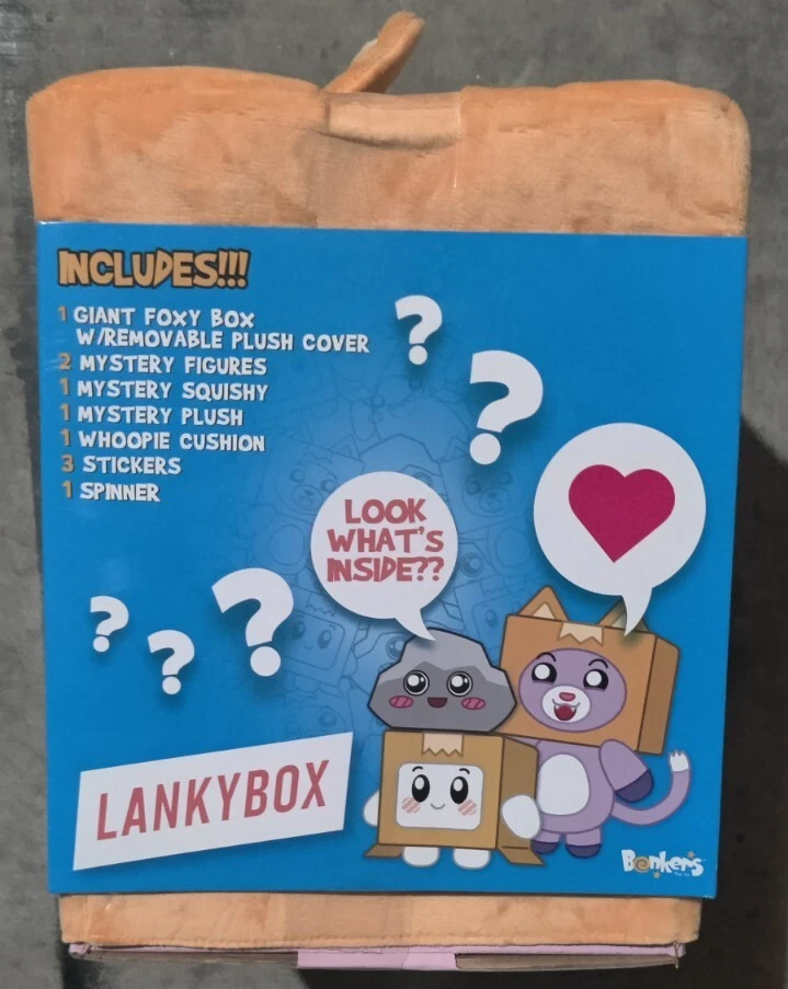 Lankybox Giant Foxy Mystery Box with Surprises New 2023