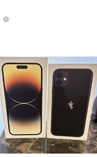 empty boxes iphone 13 promax ,iphone 11 black and a pair of earheadphones.