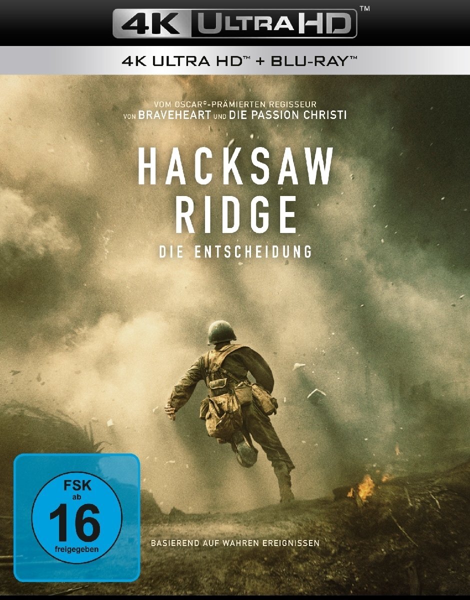 Hacksaw Ridge (4K Ultra-HD) (+ Blu-ray) (4K UHD Blu-ray) Garfield Andrew Sam